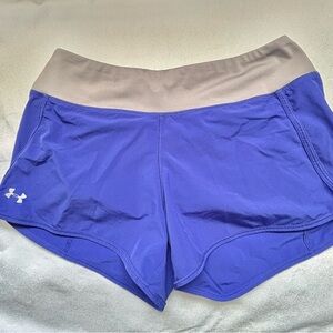 Under Armour Gray and Blue Athletic Shorts Performance Design